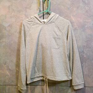 Heather gray hoodie